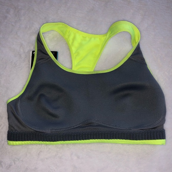 Nike 2.0 Dri-fit High Impact Sports Bra Volt Black - Picture 5 of 5